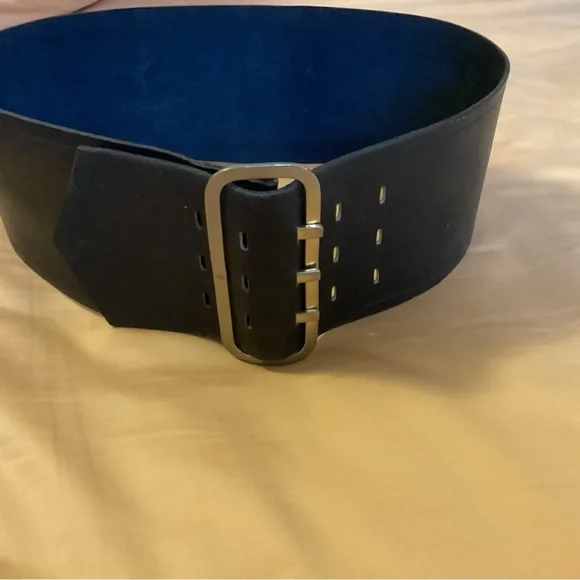 Vintage reversible navy blue belt Vintage Y2K Columbia Men main image 3
